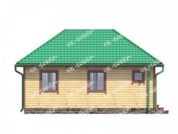 Дом из бруса 8х8. фото